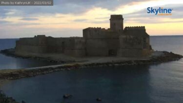 レ・カステッラ要塞のライブカメラ|イタリアカラブリア州