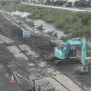 熊本県益城町 秋津川 鉄砂川合流点のライブカメラ