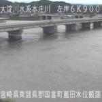 本庄川 本庄橋(嵐田水位観測所)のライブカメラ|宮崎県国富町のサムネイル