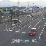 国道18号 粟佐のライブカメラ|長野県千曲市のサムネイル