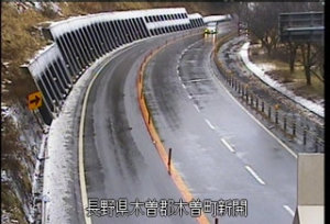 長野県木曽町 国道19号 上田登坂のライブカメラ