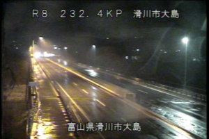 富山県滑川市 国道8号 延槻大橋のライブカメラ
