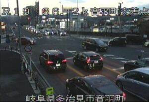 岐阜県多治見市 国道19号 音羽町交差点のライブカメラ