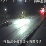 国道21号 山中西側のライブカメラ|岐阜県関ケ原町のサムネイル