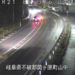 国道21号 山中峠のライブカメラ|岐阜県関ケ原町のサムネイル