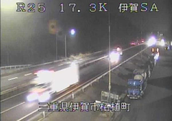国道25号 伊賀サービスエリアのライブカメラ|三重県伊賀市