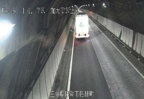 国道25号 加太トンネル上りのライブカメラ|三重県伊賀市
