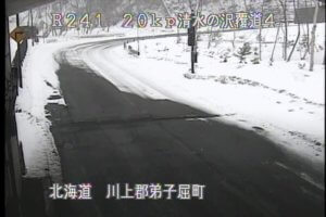 北海道弟子屈町 国道241号 清水の沢覆道No.4のライブカメラ