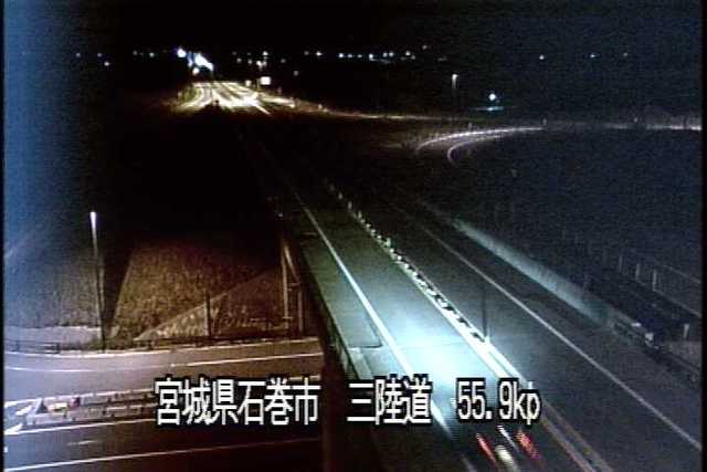 三陸縦貫自動車道 桃生津山インターチェンジのライブカメラ|宮城県石巻市