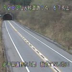 東北横断自動車道 秋丸トンネル西坑口のライブカメラ|岩手県遠野市のサムネイル