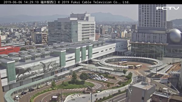 福井駅西口のライブカメラ 福井県福井市