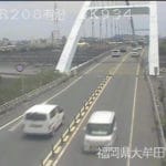 有明海沿岸道路 堂面川橋のライブカメラ|福岡県大牟田市のサムネイル