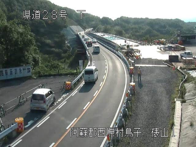 kumamoto-road28-tawarayama-tn-route-1_cap.jpg 熊本県道28号 俵山トンネルルート第1のライブカメラ|熊本県西原村