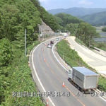 国道46号 刺巻のライブカメラ|秋田県仙北市のサムネイル