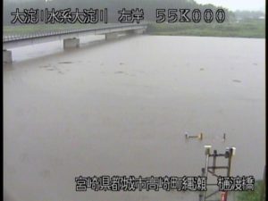 宮崎県都城市 大淀川 樋渡橋のライブカメラ