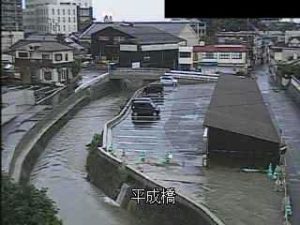 福岡県筑紫野市 高尾川 平成橋のライブカメラ