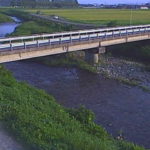 知内川 上開田橋のライブカメラ|滋賀県高島市のサムネイル