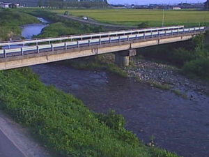 滋賀県高島市 知内川 上開田橋のライブカメラ