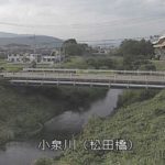 小泉川 松田橋観測所のライブカメラ|京都府大山崎町のサムネイル