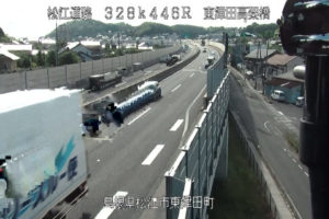 島根県松江市 国道485号 東津田高架橋のライブカメラ