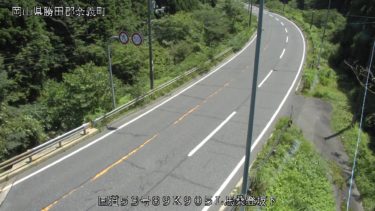 国道53号 馬桑登坂下のライブカメラ|岡山県奈義町