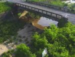 祖父川 鵜川橋のライブカメラ|滋賀県竜王町のサムネイル