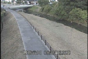 京都府亀岡市 曽我谷川 余部観測所のライブカメラ
