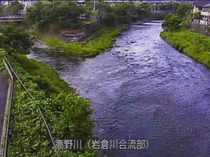 京都府京都市 高野川 岩倉川合流部のライブカメラ