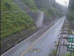 山口県萩市 山口県道32号 雲雀峠のライブカメラ