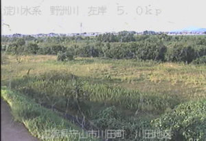 滋賀県守山市 野洲川 川田地区のライブカメラ