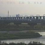 野洲川 新幹線上流右岸のライブカメラ|滋賀県野洲市のサムネイル