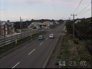青森県横浜町 国道279号 三保野のライブカメラ