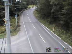 岩手県洋野町 国道395号 赤石峠のライブカメラ