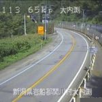 国道113号 関川村大内渕のライブカメラ|新潟県関川村のサムネイル