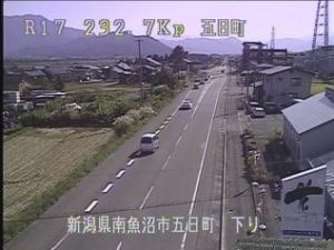 新潟県南魚沼市 国道17号 南魚沼市五日町のライブカメラ