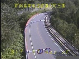 新潟県湯沢町 国道17号 湯沢町火打のライブカメラ