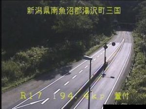 新潟県湯沢町 国道17号 湯沢町萱付のライブカメラ