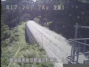 新潟県湯沢町 国道17号 湯沢町芝原のライブカメラ