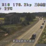 国道18号 妙高市三本木南のライブカメラ|新潟県妙高市のサムネイル