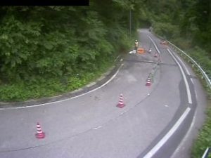 鳥取県三朝町 鳥取県道21号 三朝町三徳のライブカメラ