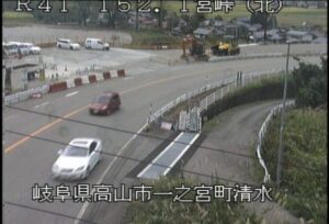 岐阜県高山市 国道41号 宮峠(北)のライブカメラ