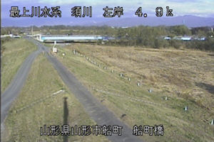 山形県山形市 須川 船町橋のライブカメラ