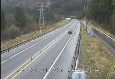 中部縦貫自動車道 大袋トンネルのライブカメラ|福井県勝山市