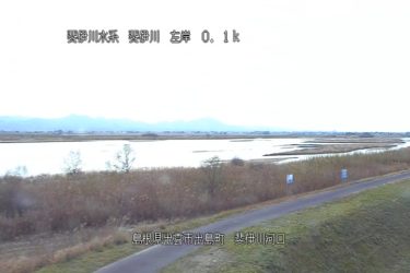 斐伊川 斐伊川河口のライブカメラ|島根県出雲市のサムネイル