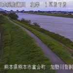 加勢川 六間堰上流のライブカメラ|熊本県熊本市のサムネイル