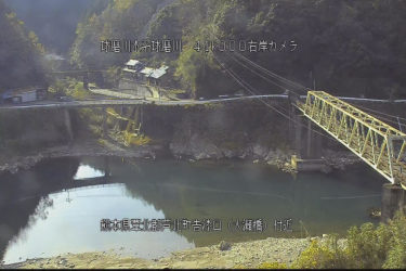 球磨川 大瀬橋のライブカメラ|熊本県球磨村