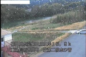 三重県多気町 佐奈川 西山橋水位・流量観測所のライブカメラ