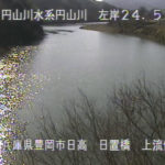 円山川 日置橋 上流側のライブカメラ|兵庫県豊岡市のサムネイル