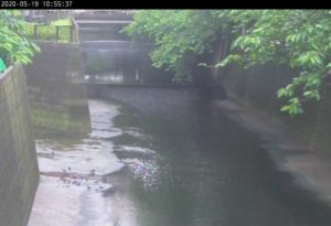 東京都目黒区 目黒川 宝来橋上流のライブカメラ