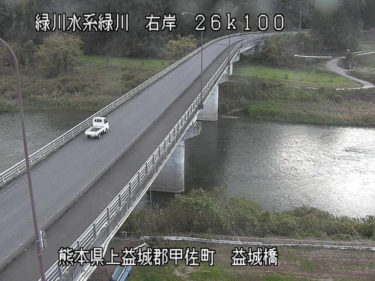 緑川 益城橋のライブカメラ|熊本県甲佐町